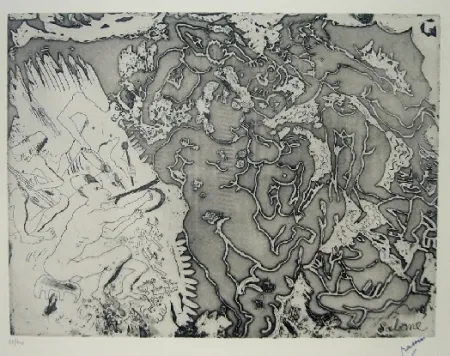 蚀刻版画 Pascin - Salomé, Salomé