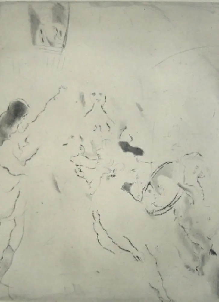 干刻版画 Pascin - Toilette de Bethsabée