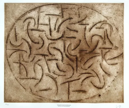 蚀刻版画 Pasmore - Turning and turning