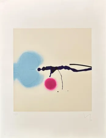 版画 Pasmore - Victor pasmore (1908–1998) - Points of Contact No. 38 - Etching and aquatint - 1988