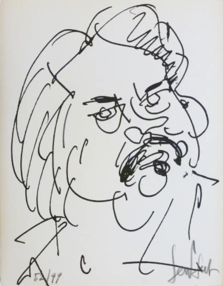 石版画 Paul  - Balzac