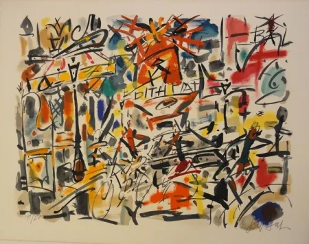 石版画 Paul  - Edith Piaf