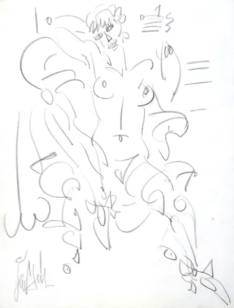 无技术 Paul  - Femme nue assise