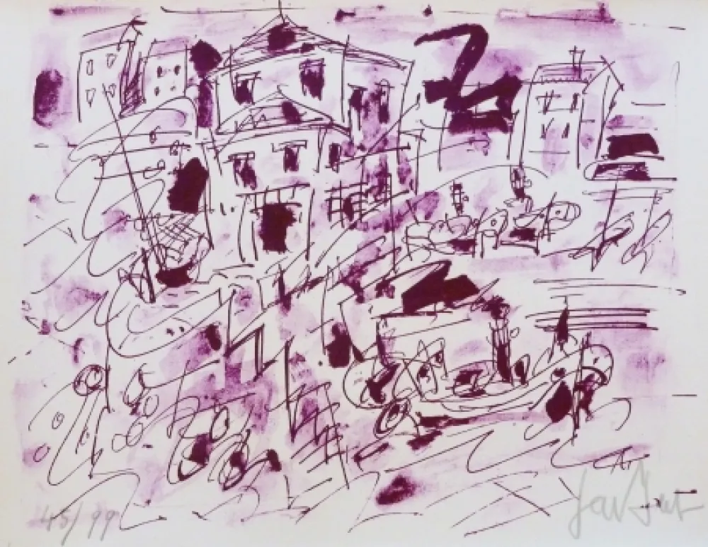 石版画 Paul  - Le quatuor