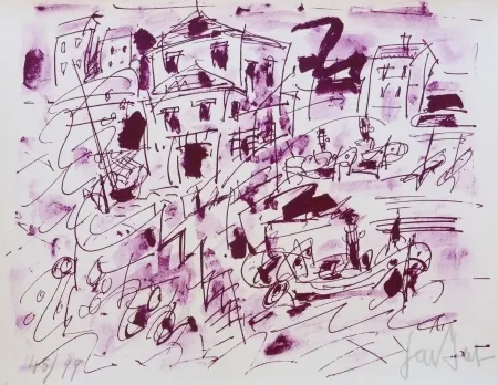 石版画 Paul  - Le quatuor