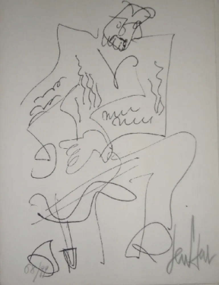 石版画 Paul  - Le soliste