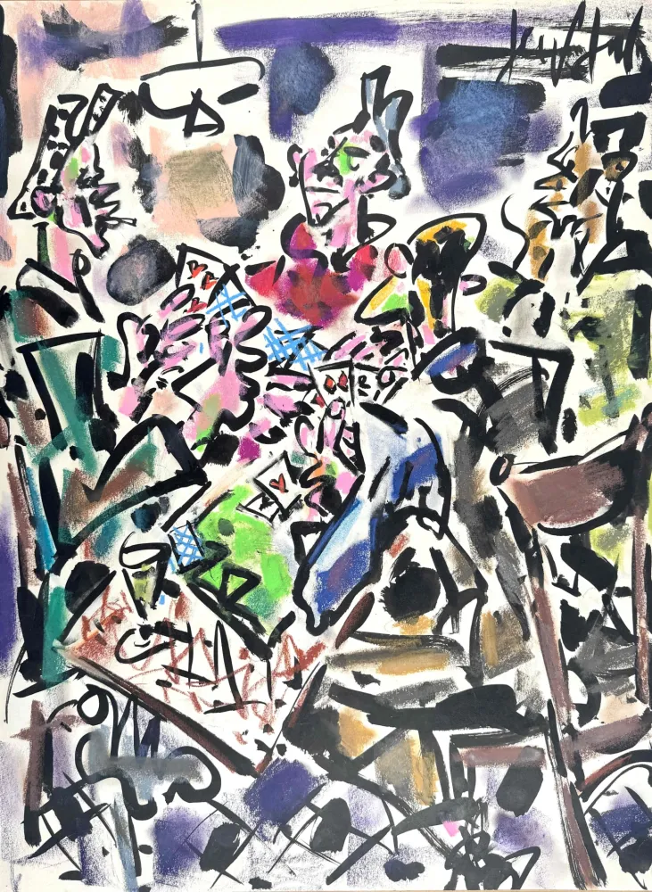 无技术 Paul  - Les joueurs de cartes 