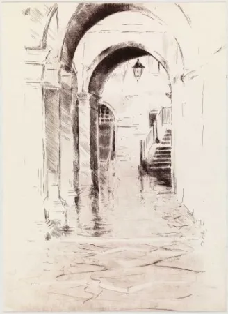 版画 Paul P - Pòrtic