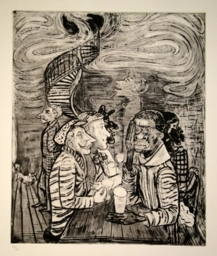 蚀刻飞尘法 Pauli - Café colonial, auch Grand Café Collioure