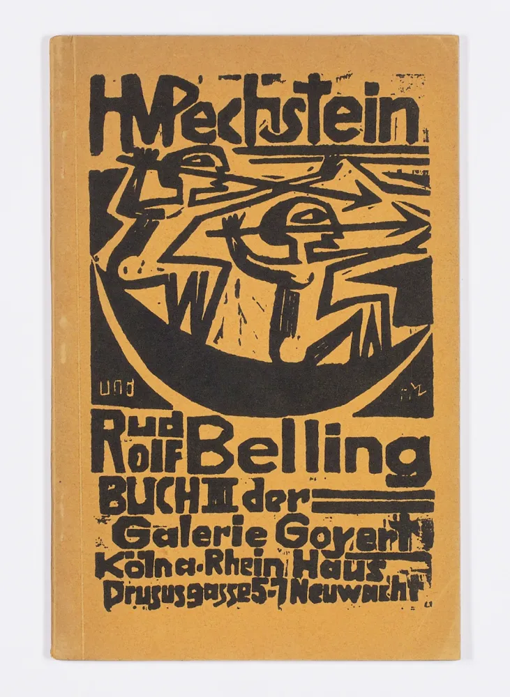 插图书 Pechstein - H. M. Pechstein und Rudolf Belling. Buch III der Galerie Goyert