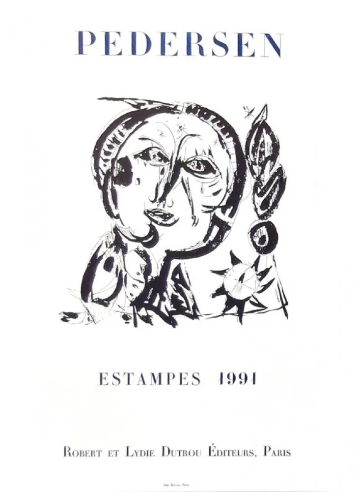 海报 Pedersen - Estampes 1991