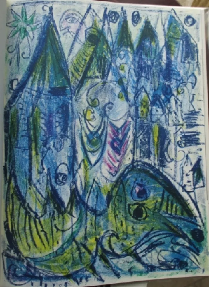 石版画 Pedersen - Fantasiens Slot (The Palace of Fantasy)