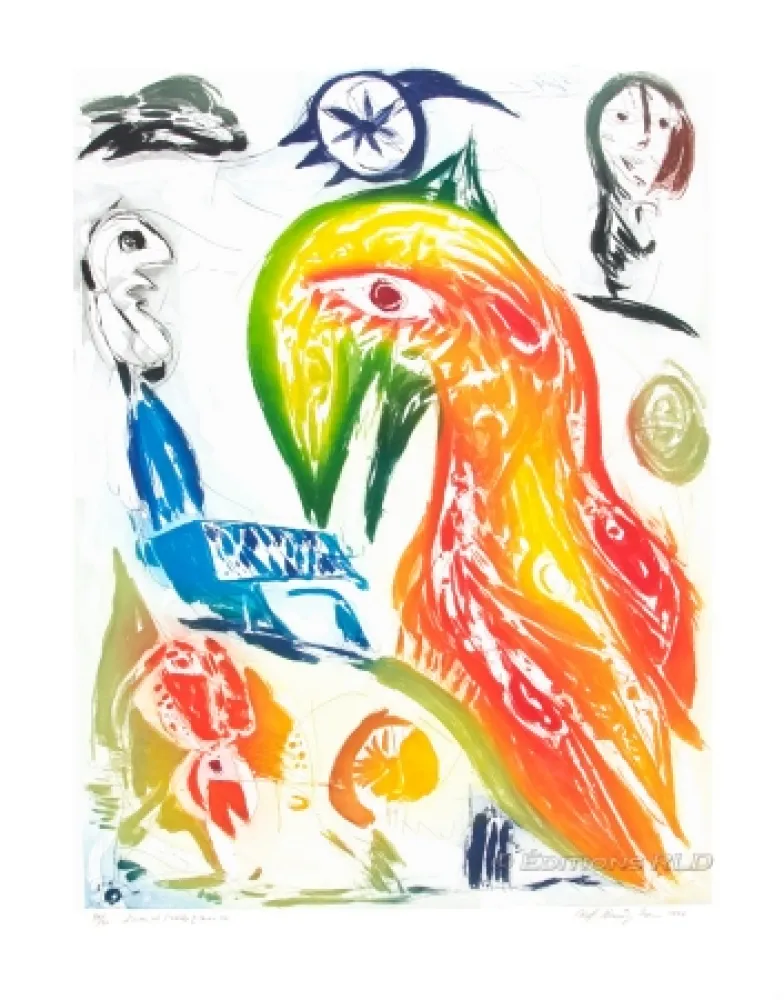 蚀刻飞尘法 Pedersen - L'Oiseau et l'étoile filante