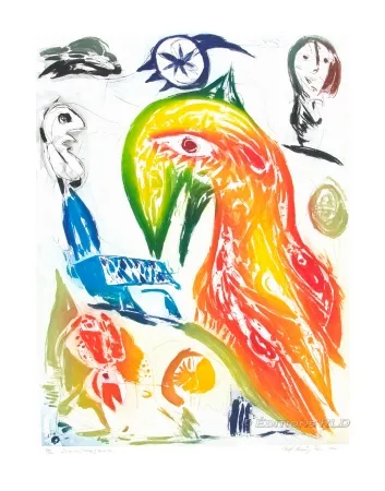 蚀刻飞尘法 Pedersen - L'Oiseau et l'étoile filante