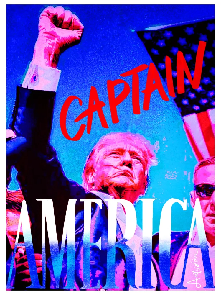 无技术 Pellarose - Captain of America (Donald Trump)