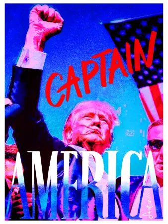 无技术 Pellarose - Captain of America (Donald Trump)