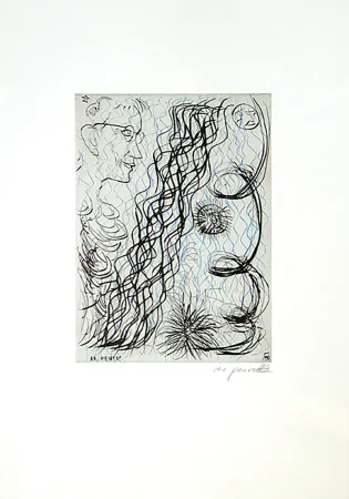 版画 Penck - Jetset 4 Brillenträger