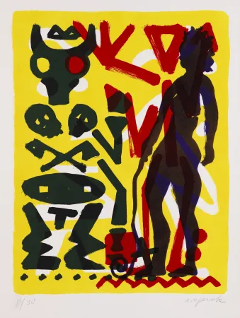 石版画 Penck - Ohne Titel