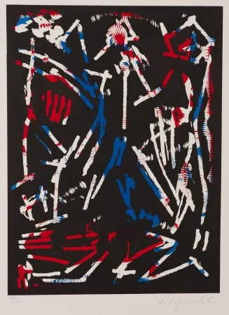 石版画 Penck - Olympia Seoul