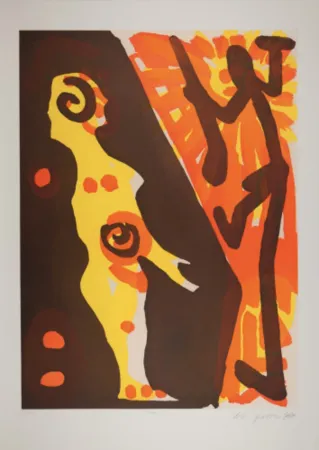 蚀刻飞尘法 Penck - Serie I Rächer