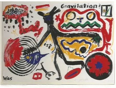 丝网印刷 Penck - Was ist Gravitation