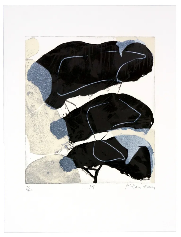 石版画 Péneau - M