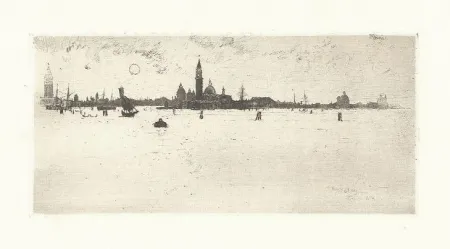 版画 Pennell - Venice from the Sea