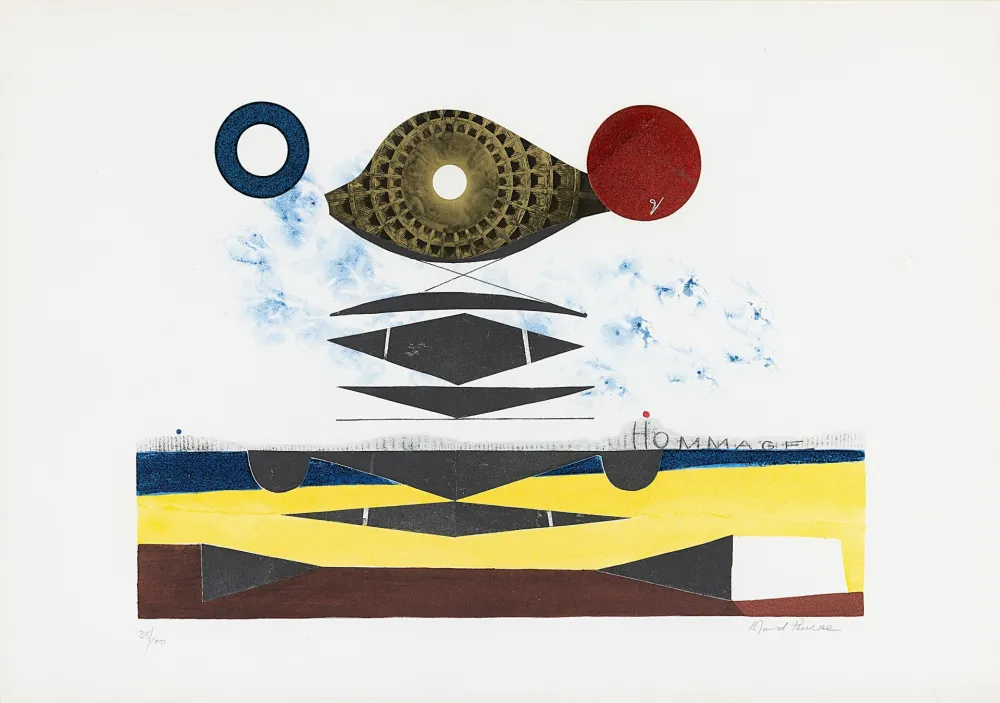 石版画 Penrose - Hommage (a Man Ray)