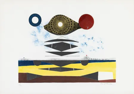 石版画 Penrose - Hommage (a Man Ray)