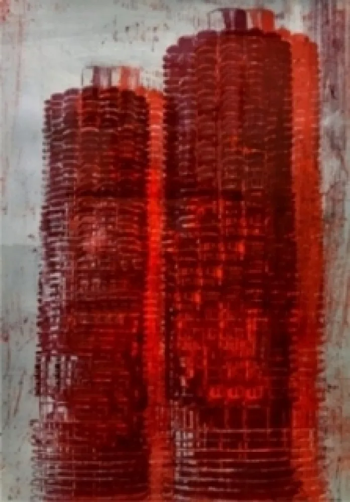 石版画 Perez - Marina Towers, Chicago