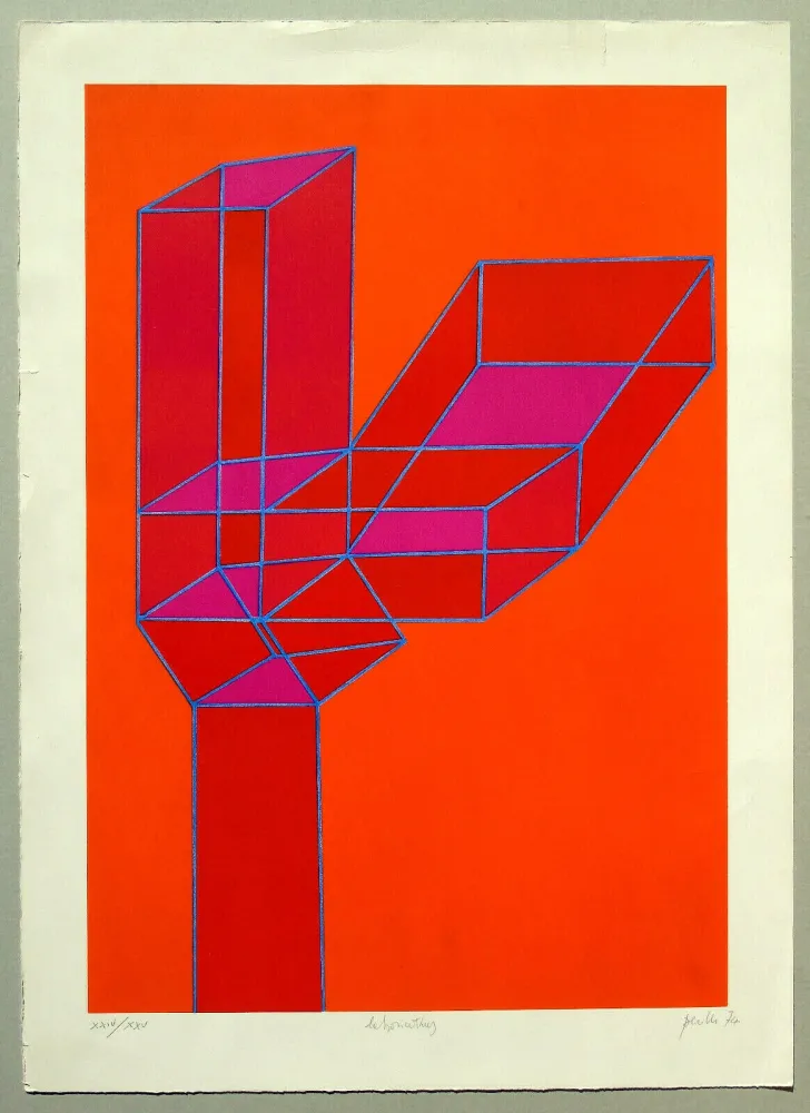 石版画 Perilli - Composizione