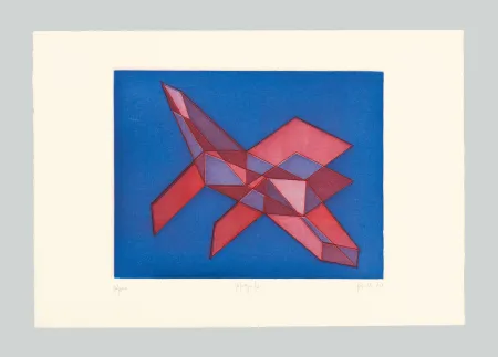 版画 Perilli - Omaggio all'Ariosto