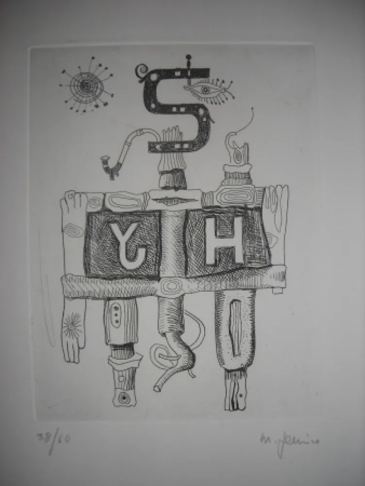 蚀刻版画 Persico - The international avant garde 2