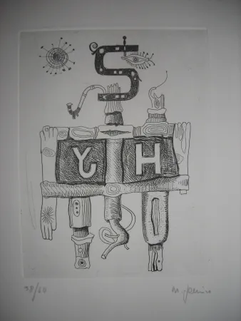 蚀刻版画 Persico - The international avant garde 2