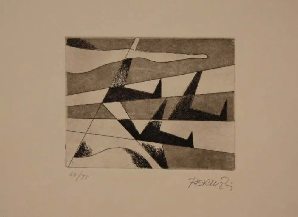 版画 Peruzzi - SENZA TITOLO
