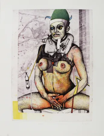 蚀刻飞尘法 Petrick - Mädchen mit kleiner Schwimmweste