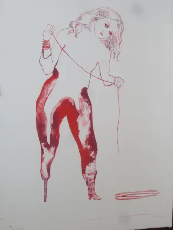 石版画 Pétrovitch - Sur un pied