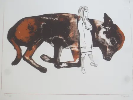 石版画 Pétrovitch - Titre inconnu