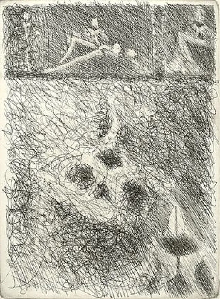 版画 Peverelli - Senza titolo