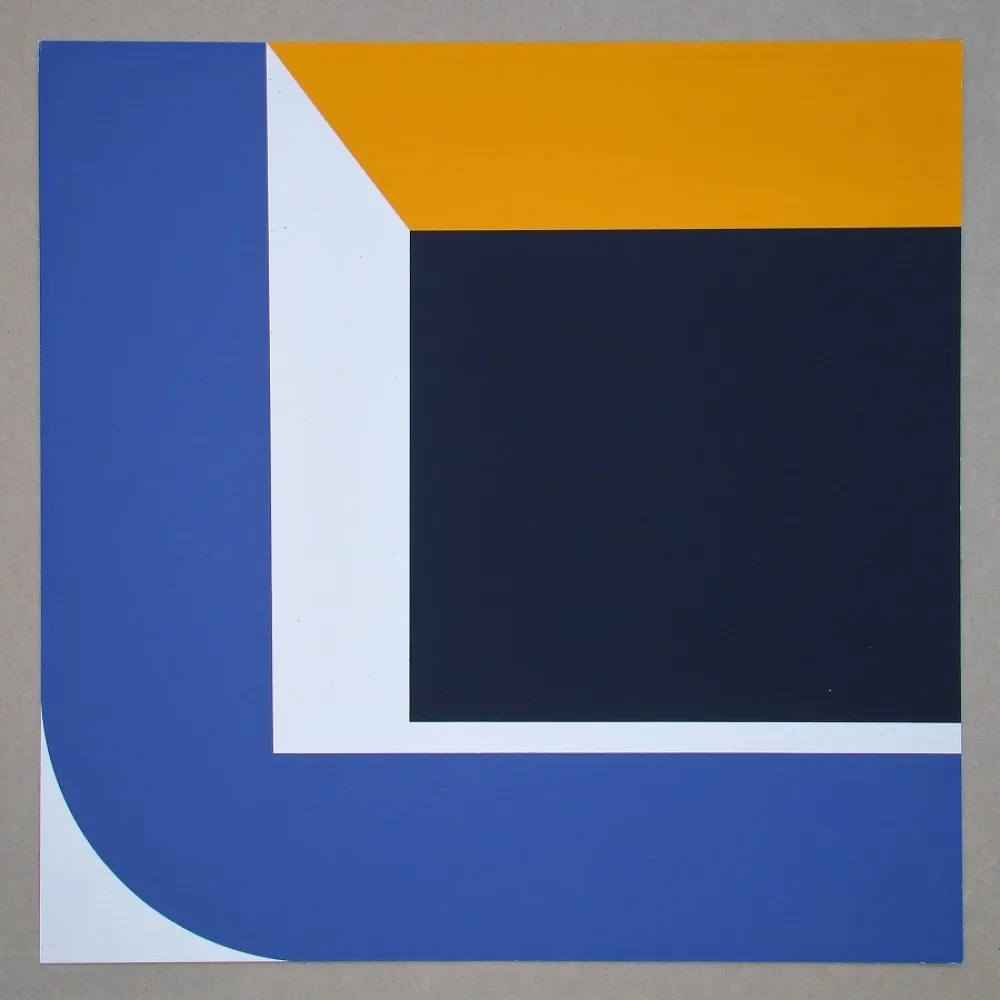 丝网印刷 Pfahler - Konkrete Komposition