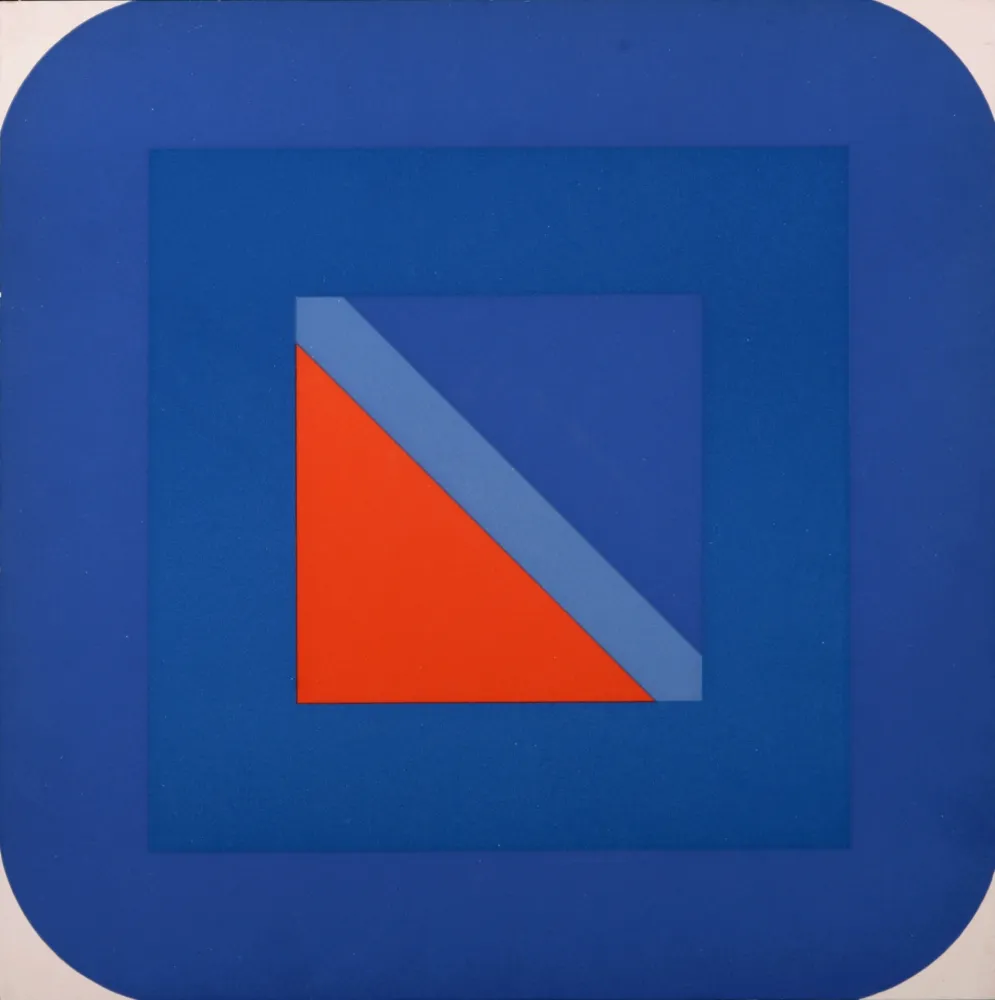 丝网印刷 Pfahler - Metro Blau, 1967 - Very scarce!