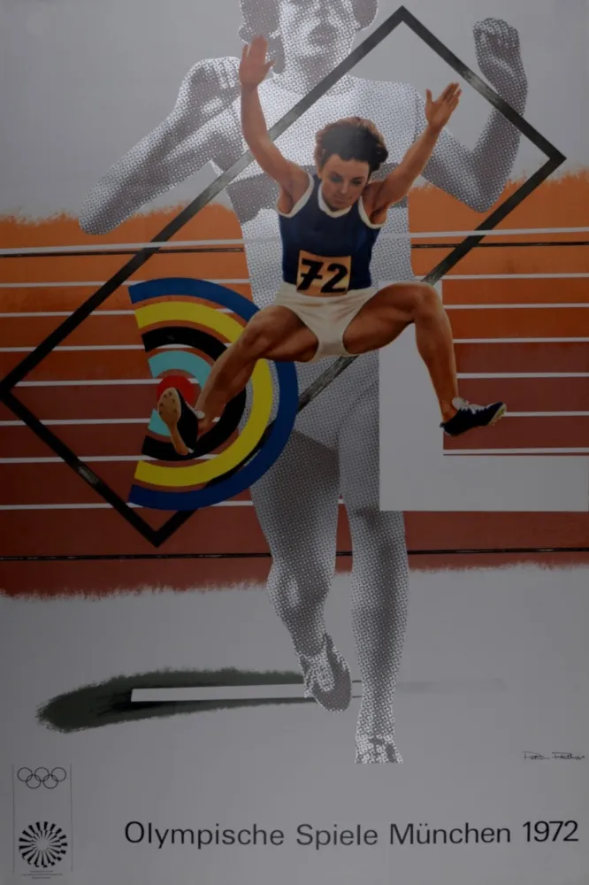 胶版印刷 Phillips - Athlétisme : Plus haut, plus fort, plus loin, 1972.