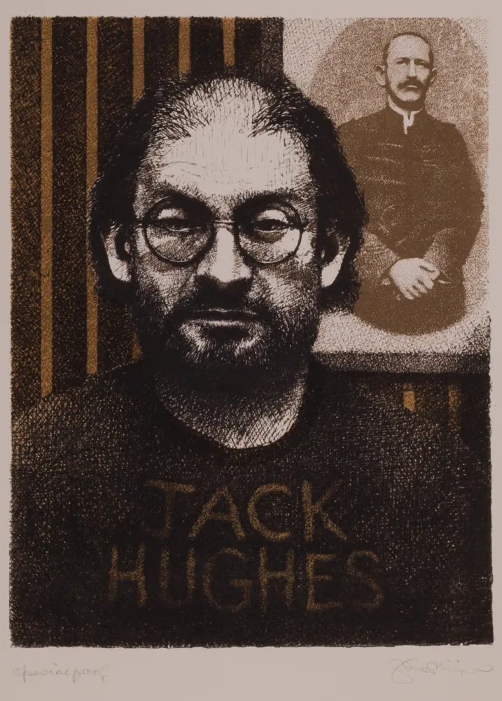 石版画 Phillips - Salman Rushdie as DIY Zola