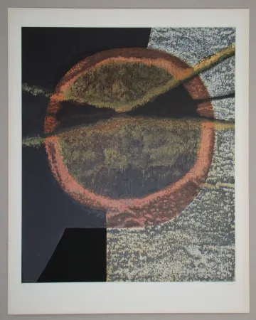 丝网印刷 Piaubert - Composition V.-1964