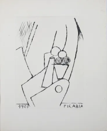 版画 Picabia - Composition, 1947