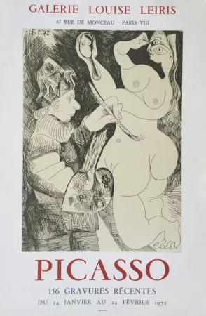 石版画 Picasso - 156 Gravures Recentes