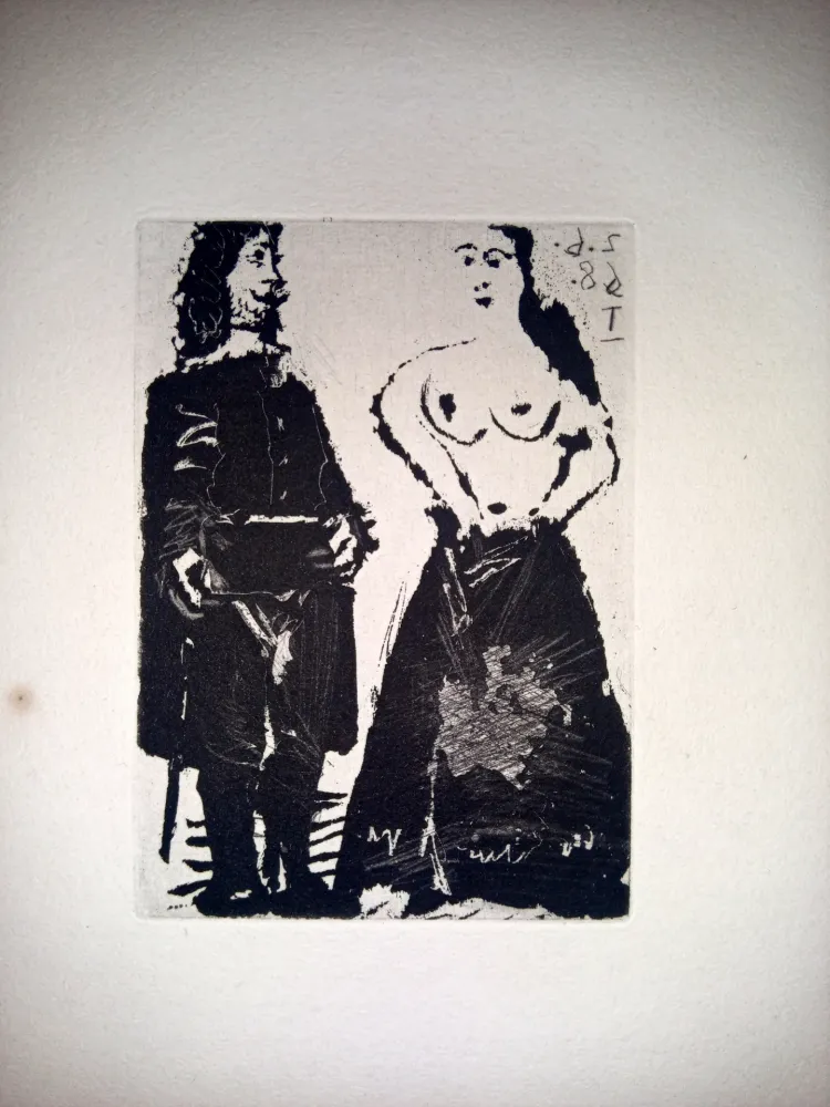 飞尘腐蚀法 Picasso - 2 Junio 1968 I