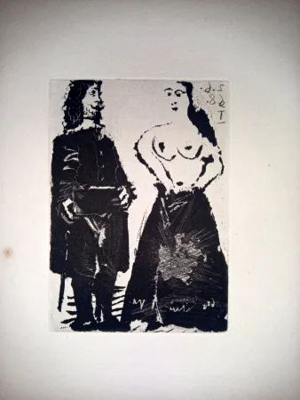 飞尘腐蚀法 Picasso - 2 Junio 1968 I