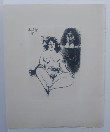 飞尘腐蚀法 Picasso - 21 Jun 1968 II - La Celestina - La Célestine