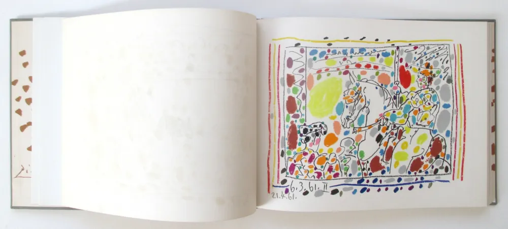 石版画 Picasso - A Los Toros with 4 original lithographs